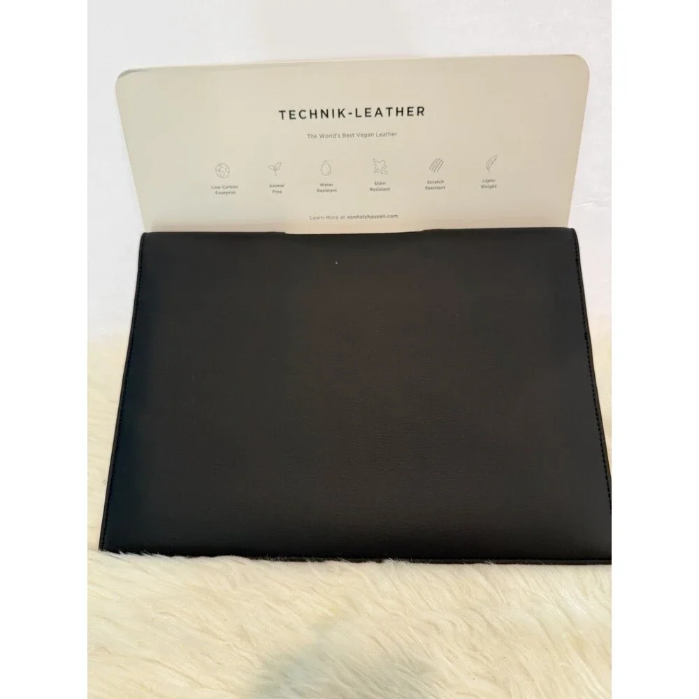 Von Holzhausen The iPad Portfolio Leather Reinvented Case 12.9 Inches Black